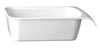 Miska CASCADE GN 1/4 z melamínu, biela, 26.4x16.2x7.5 cm, 1.5 l | APS 83962