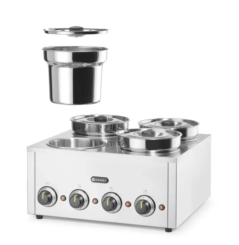 Bemar Thermosystem 4, 16 l, 4 komory, nehrdzavejúca oceľ | HENDI 201466