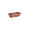 Košík z polypropylénu GN LINE, obdĺžnikový, hnedý, GN 1/4, 26.5x16.5x6.5 cm | APS 40264