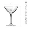 Pohár XNO COUPETTE 250, 250 ml, sada 6 kusov | KROSNO GLASS F57D493022001010
