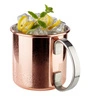 Pohár na MOSCOW MULE, medená farba, lesklý, priemer 9 cm, 450 ml | APS 93310
