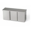 Nerezová 3-dverová nástenná skriňa 160x30x60 cm | FORGAST