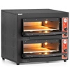 Pec na pizzu 2-komorový, 8x30 cm, 8,4 kW, 400 V | FORGAST FG09551