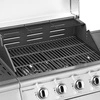 Záhradný plynový gril so skrinkou a bočným horákom, počet horákov 4+1, 17,4 kW | FORGAST FG09108