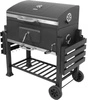 Grill na drevené uhlie XXL s pokrievkou, rošt 78x42.5 cm | LUND 99917