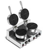 Elektrický dvojitý vaflovač na belgické vafle, priemer 18,5 cm, 4 kW, 230 V | FORGAST FG09721