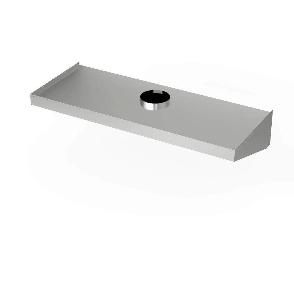 Šikmý nástenný odsávač pár z nehrdzavejúcej ocele 100x60 cm | FORGAST