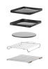 Kombinovaná konvekčno-mikrovlnná rúra CombiTurbo, HENDI, 18 l, čierna, 230V/3000 W, 40.2x73.5x(V)60.8 cm | HENDI 281277