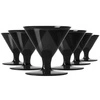 Poháre na MARTINI 60 BLACK, 60 ml, súprava 6 kusov | KROSNO GLASS F57D521005001010