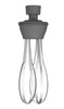 Ručný mixér Kitchen Line 350, mixovacie rameno 40 cm, 4000-16000 ot./min, 230 V | HENDI 222393