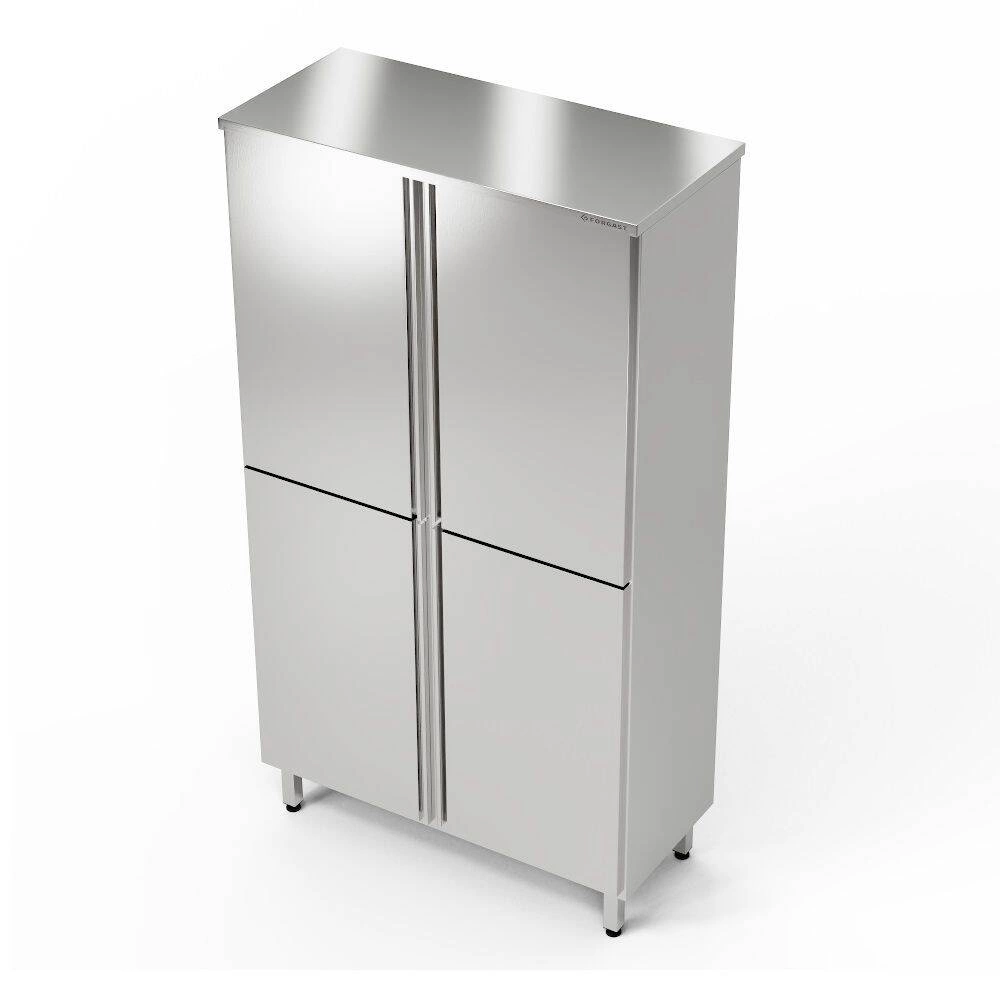 Nerezová priechodná skrinka 80x60x180 cm | FORGAST
