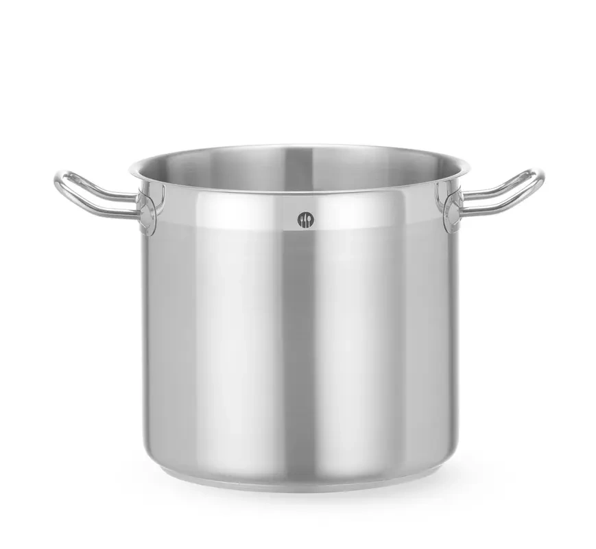 Vysoký hrniec z nehrdzavejúcej ocele bez pokrievky, Profi Line, 9,8 l, priemer 24 cm, výška 22 cm | HENDI 830543