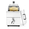 Indukčná fritéza Kitchen Line 8 l, 3,5 kW, 230 V, 1-komorová | HENDI 215012