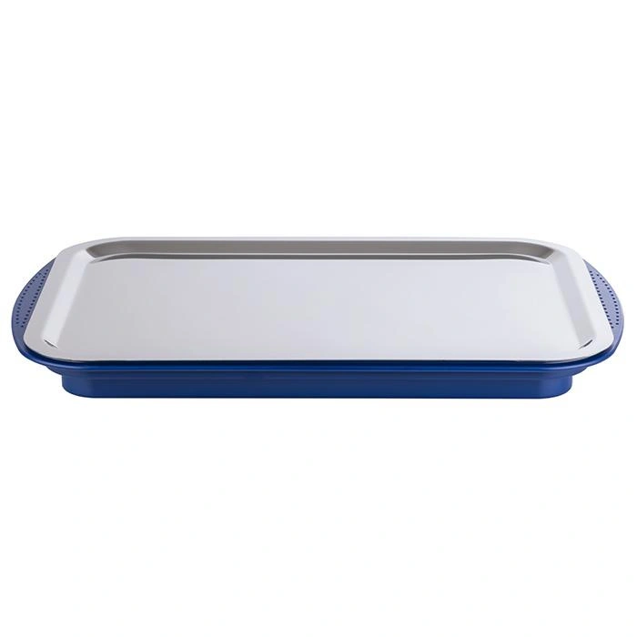 Podnos s chladiacou vložkou a pokrievkou, modrý 43x29x14 cm | APS 9090