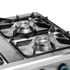Gastronomická plynová kuchyňa 4-horáková s dolnou policou, 22,9 kW | FORGAST FG09450