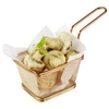 Košík na servírovanie SNACKHOLDER, zlatá farba, 10x8.5x6.5 cm | APS 40622