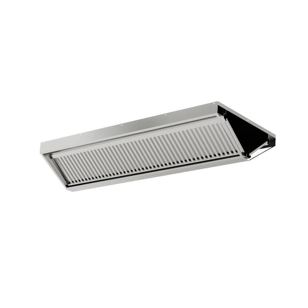 Nerezový centrálny odsávač pár 450x130 cm | FORGAST