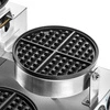 Elektrický dvojitý vaflovač na belgické vafle, priemer 18,5 cm, 4 kW, 230 V | FORGAST FG09721