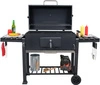Grill na drevené uhlie XXL s pokrievkou, rošt 78x42.5 cm | LUND 99917