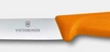 Nôž na zeleninu a ovocie Swiss Classic, hladká čepeľ, oranžový, dĺžka čepele 10 cm | VICTORINOX 6.7709.C1