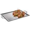 Podnos SCHÖNER ESSEN, dekoračný s úchytmi, z nehrdzavejúcej ocele, 75x44.5x3 cm | APS 84