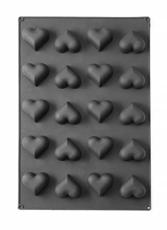 Silikónová forma HEART, 57x37,5x(H)3,5 cm HENDI 677254