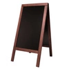 Samostatne stojaca drevená tabuľa, mahagón, 71x134 cm | CONTACTO 7695/122