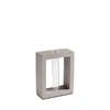 Vázka so sklenenou vložkou ELEMENT, 10x4.5x12.5 cm | APS 4010
