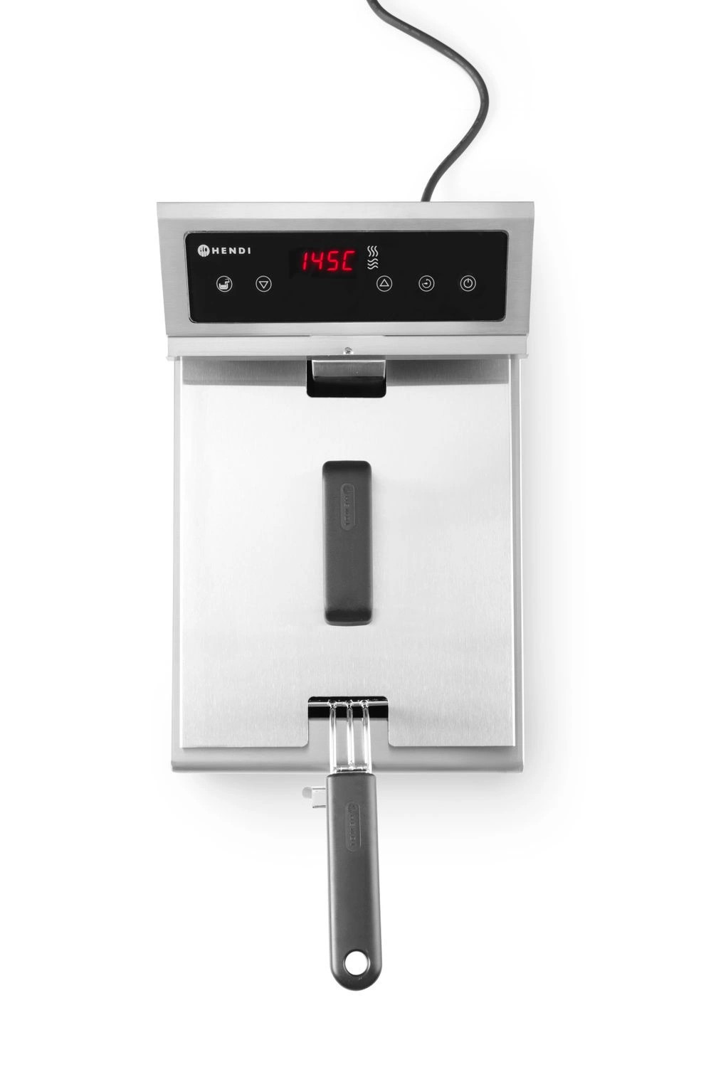 Indukčná fritéza Kitchen Line 8 l, 3,5 kW, 230 V, 1-komorová | HENDI 215012