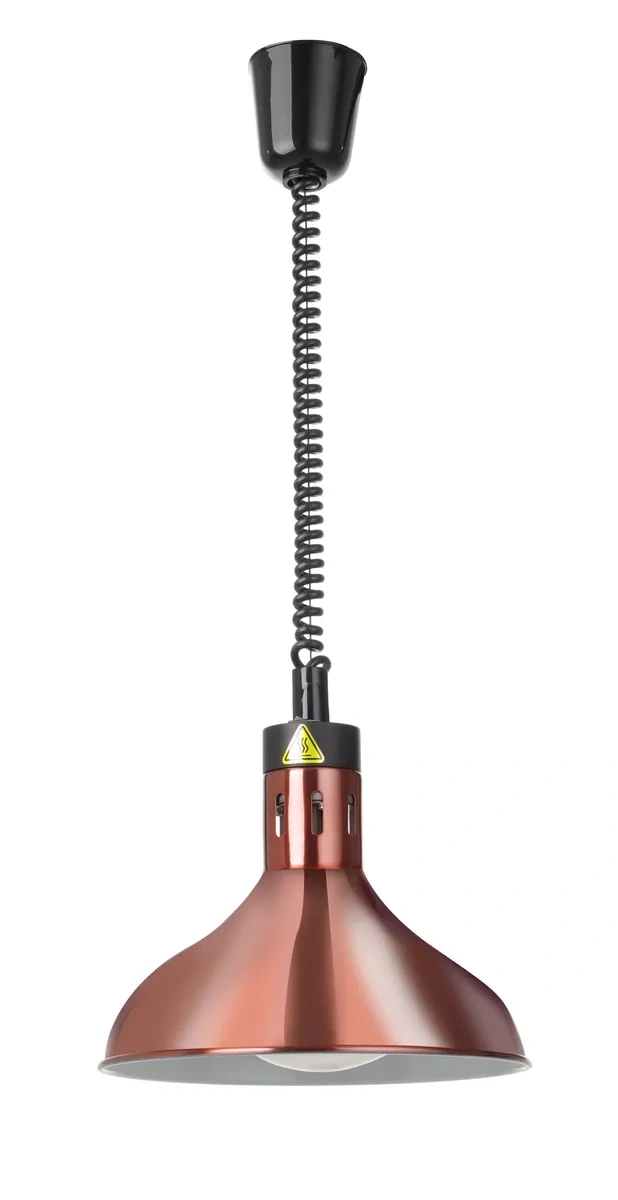 Lampa na ohrievanie jedál zvon, medená, 0.25 kW | HENDI 273685