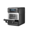 Kombinovaná konvekčno-mikrovlnná rúra CombiTurbo, HENDI, 18 l, čierna, 230V/3000 W, 40.2x73.5x(V)60.8 cm | HENDI 281277