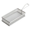 Košík na servírovanie SNACKHOLDER, nehrdzavejúca oceľ, 21.5x10x4.5 cm | APS 40610