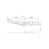 Nôž na syr LANDHAUS 14 cm | TRAMONTINA 29810-187