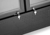 Chladnička na nápoje 2-dverová s podsvieteným panelom, 512 l, čierna oceľ, automatické odmrazovanie | ARKTIC 236949