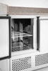 Chladiaci stôl 3-dverový na pizzu s nadstavcom, 570 l, 6 GN 1/4, 140x70x110 cm | ARKTIC 232033