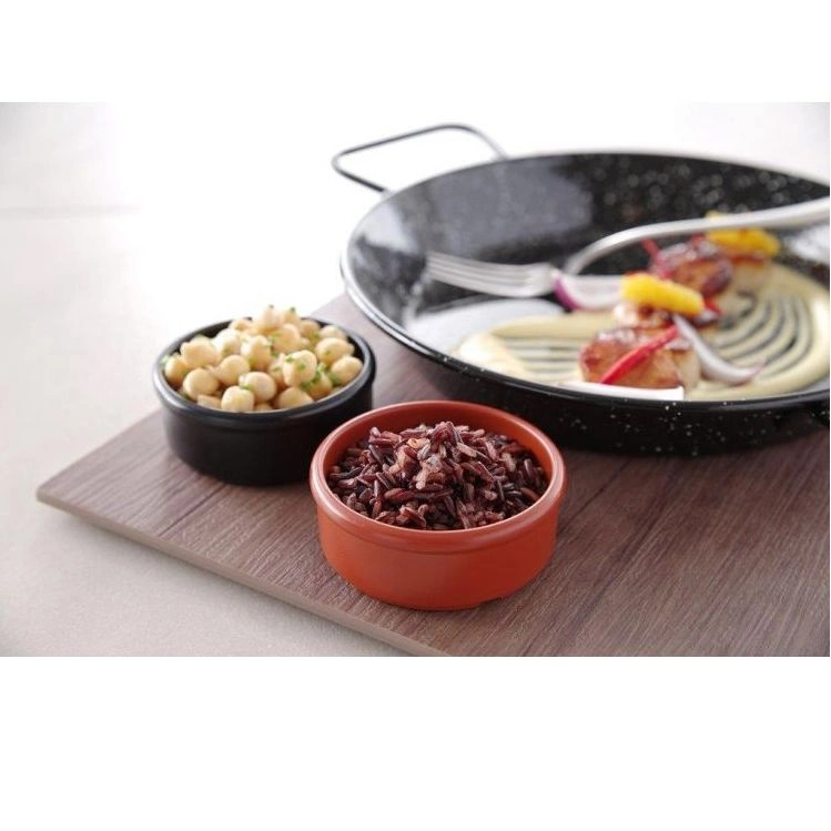 Miska na maslo a omáčku, čierna 8x8x3 cm sada 3 ks | HENDI 564561