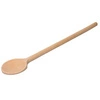 Drevená okrúhla lyžica na teflónové panvice, dĺžka 32 cm | CONTACTO 833/032