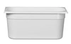 GN 1/3 hrniec 15 cm hlboký z bieleho polykarbonátu | HENDI 862568