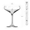 Pohár XNO COUPETTE 260, 260 ml, súprava 6 kusov | KROSNO GLASS F57D494022001010