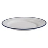 Tanier ENAMEL LOOK, z melamínu, bielo-modrý, 24,5 cm | APS 84951