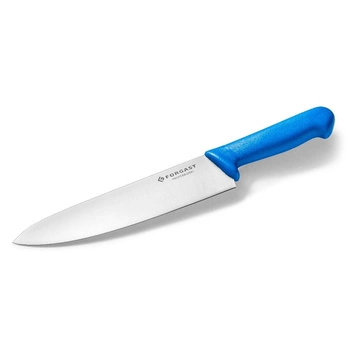 Modrý kuchynský nôž HACCP s dĺžkou 22 cm FORGAST FG01814