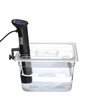 Polykarbonátové veko pre GN 1/2 s výrezom pre sous vide | HENDI 864210