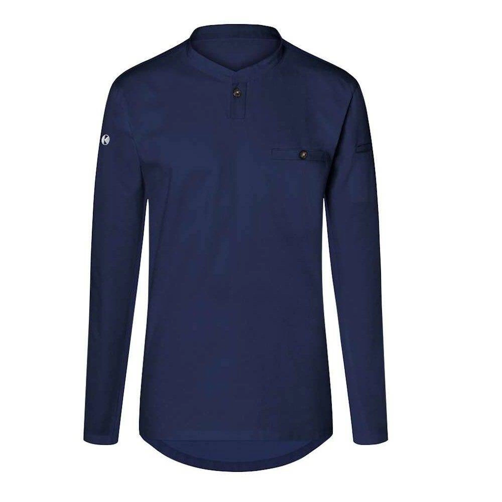 Výkonné kuchárske tričko s dlhým rukávom námornícke | KARLOWSKY TM 6-10