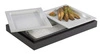 Podnos FRAMES, GN 1/2, porcelán, biela farba | APS 82356