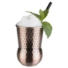 Pohár JULEP, farba starožitná tepaná meď, 8x11.5 cm, 400 ml | APS 93336
