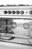 Plynový gastronomický sporák s 5 horákmi s rúrou, 16,7 kW, elektrická rúra | HENDI 225707