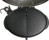 Stojanový elektrický gril s 1/2 vrúbkovanou platňou, 2,4 kW | LUND 67420