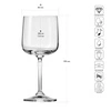 Poháre COPA 390 AXIS 390 ml, súprava 6 kusov | KROSNO GLASS F57C978036004100