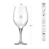 Poháre na víno WINE 370, 370 ml, súprava 6 kusov | KROSNO GLASS F57D489036001010
