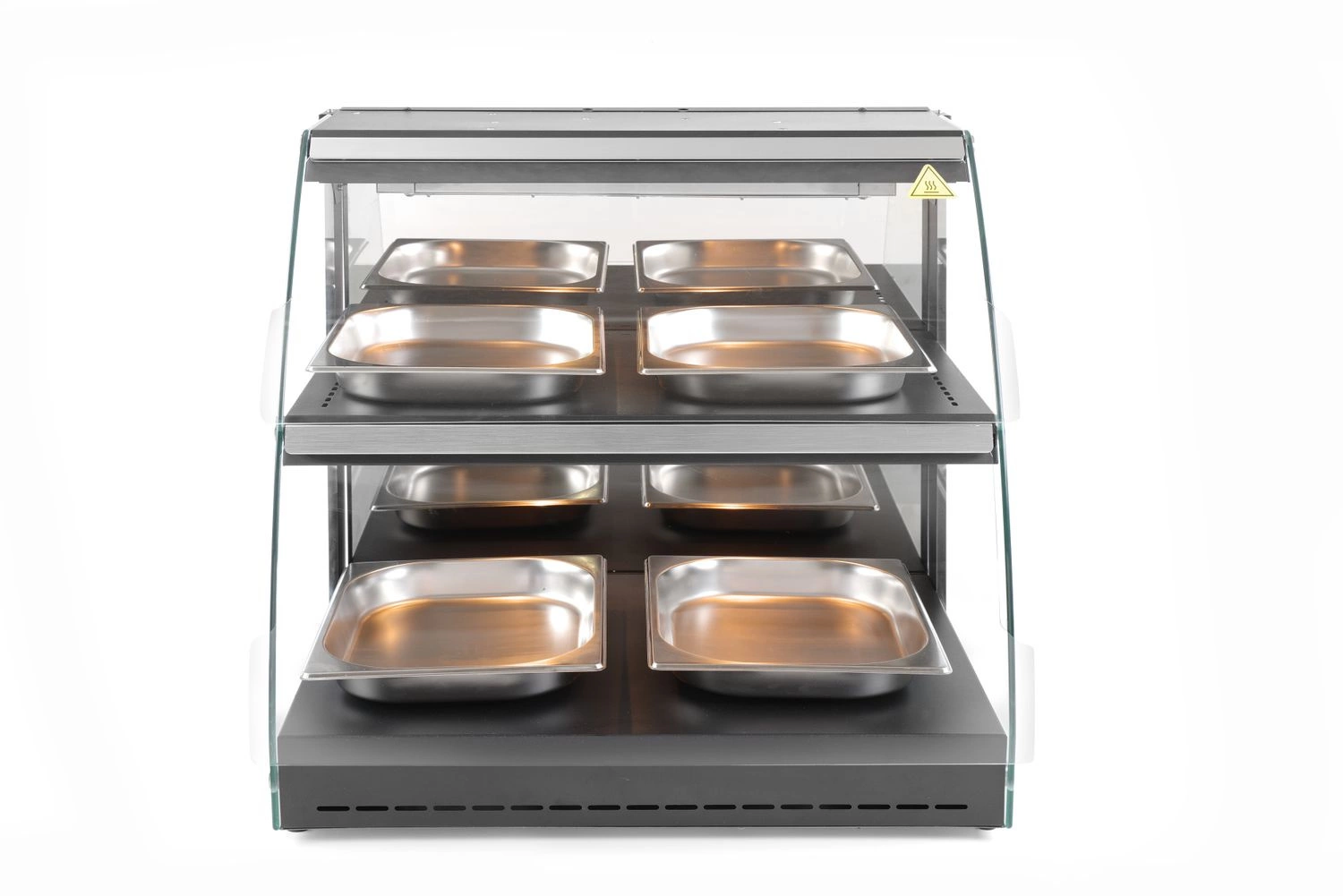 Dvojúrovňová vyhrievaná vitrína, 97 l, 0.56 kW | HENDI 233962